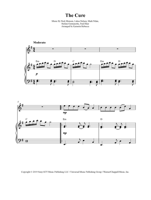The Cure (Arr. Kaiserin Rebecca) - Lady Gaga (Flute and Piano)