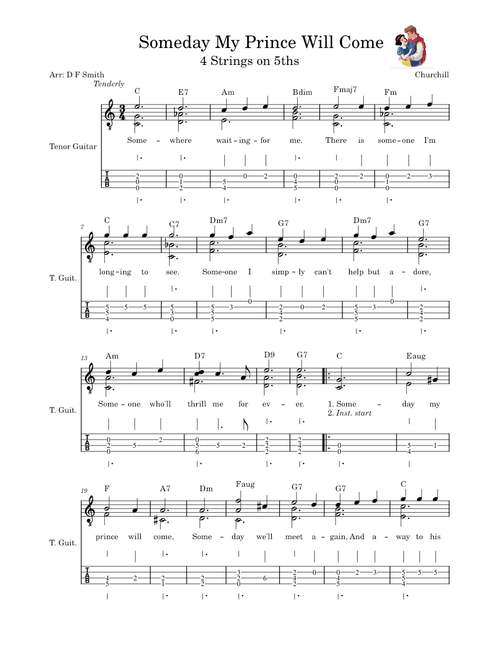 Someday My Prince Will Come – Frank Churchill