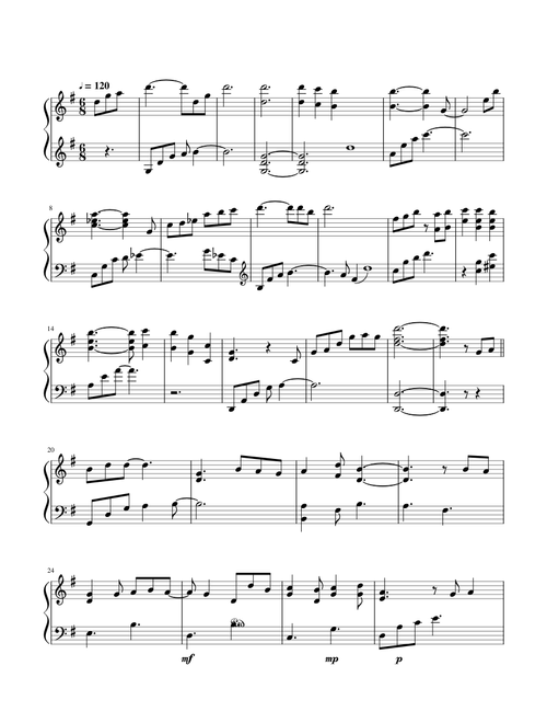 Có Ai Thương Em Như Anh - Piano