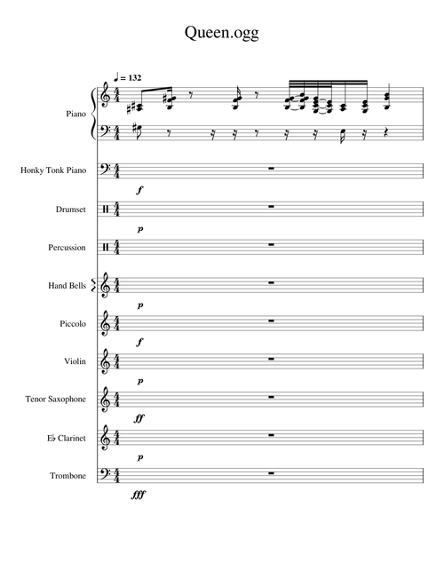 NOW'S YOUR CHANCE TO BE A(Musescore version) – Toby Fox