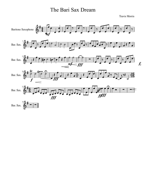 The Bari Sax Dream