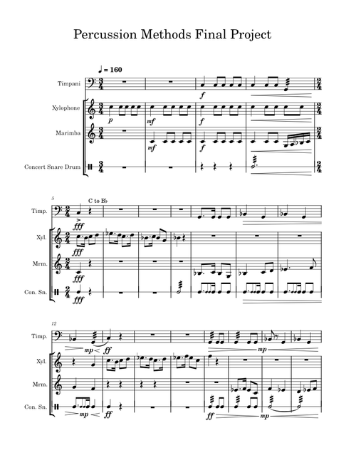 This is the final. Disreguard any score that says finle on it. this is the right one