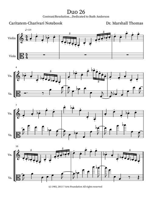 Duo 26 - Celebrity Chamber Players (Instrumental Duet)