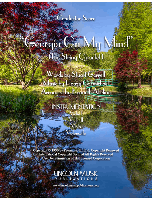 Georgia On My Mind (Arr. Kenneth Abeling) - Ray Charles (String Quartet)