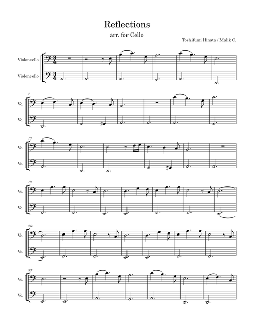 Reflections – Toshifumi Hinata Reflections- Toshifumi Hinata