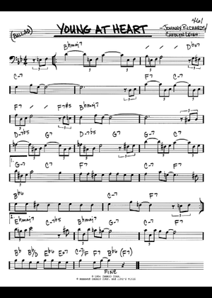 Play Official version of Young at heart Sheet Music by Frank