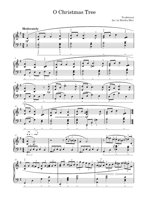 O Christmas Tree - Traditional