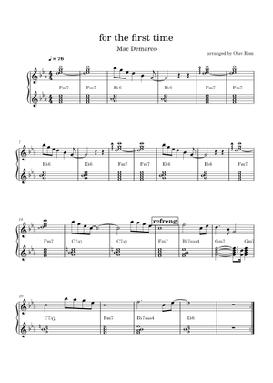 For the first time – Mac DeMarco Sheet Music and Tab for Bass guitar ...
