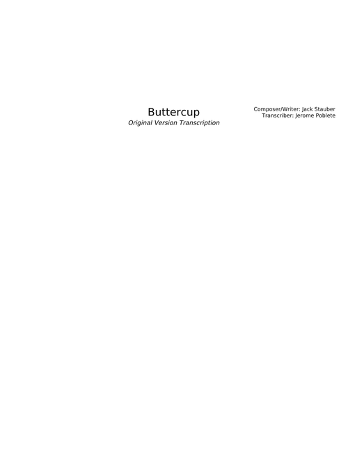 Buttercup - Jack Stauber (2017)