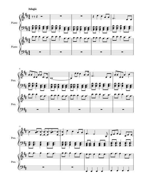 Dont You Worry Child Piano Cover