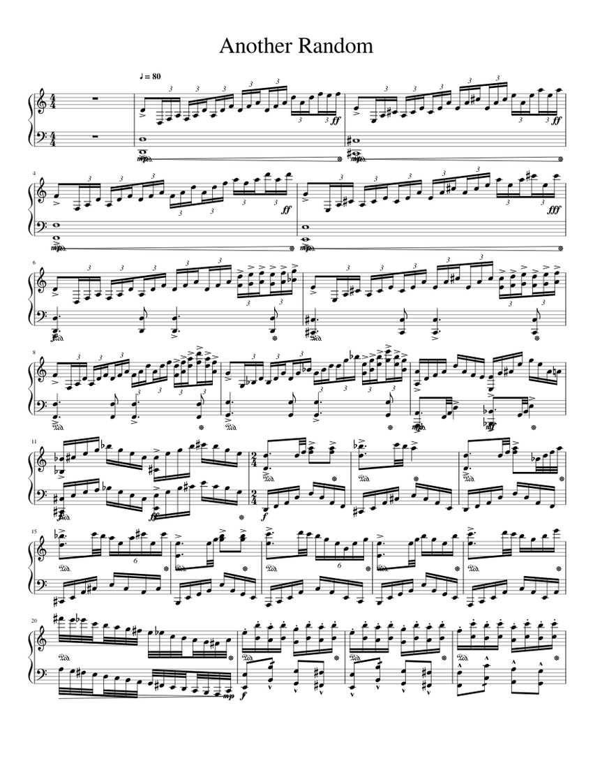 Work in Progress Sheet music for Piano (Solo) | Musescore.com