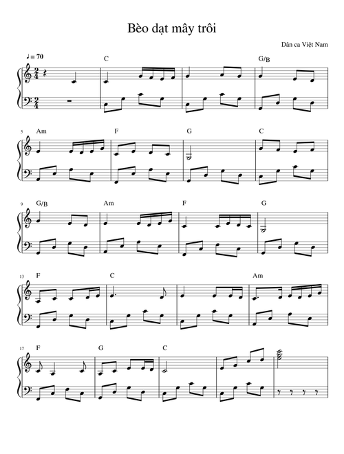 Bèo dạt mây trôi