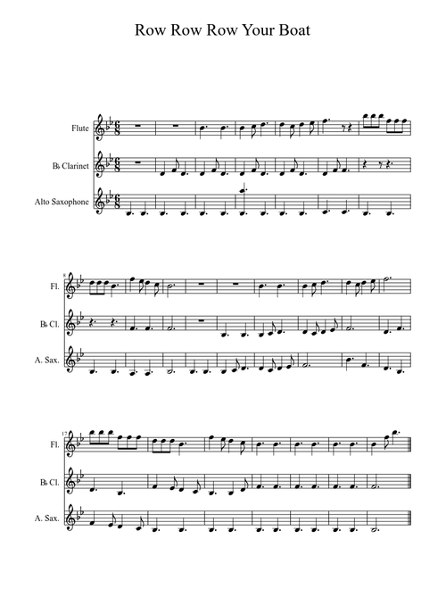 Row, Row, Row Your Boat - England Folk Song