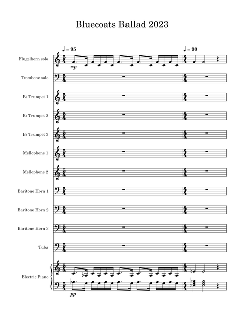 Bluecoats Ballad 2023