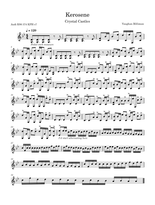 Kerosene - Crystal Castles (Shortened vibraphone solo)