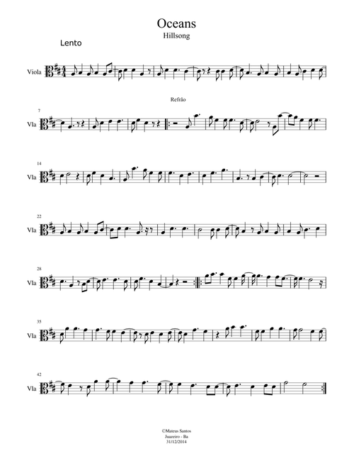 Oceans viola hillsong