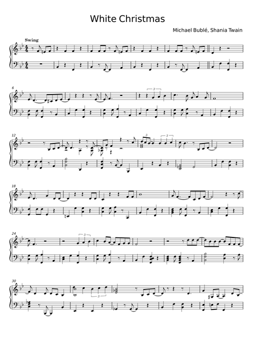 White Christmas - Michael Bublé