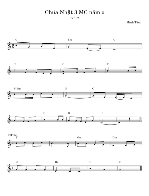 Chúa Nhật 3 MC năm c - Minh Tâm