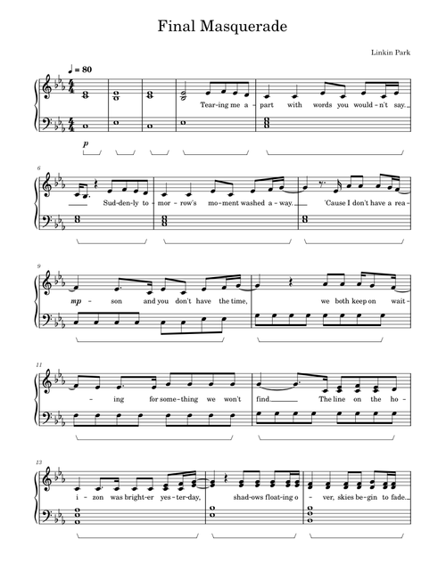 Final Masquerade - Linkin Park