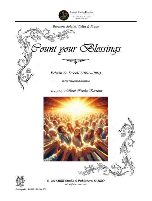 Count Your Blessings (Arr. Mikhail Rimsky-Korsakov) - MRK Studio & Publisher (Piano Vocal)