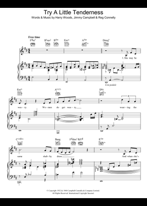 Try A Little Tenderness - Frank Sinatra, Harry Woods, Michael Buble ...