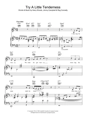 Try A Little Tenderness - Frank Sinatra, Harry Woods, Michael Buble ...