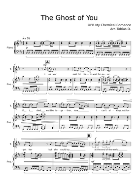 Free The Ghost Of You by My Chemical Romance sheet music