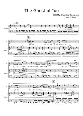 Free The Ghost Of You by My Chemical Romance sheet music Free The Ghost Of You by My Chemical Romance sheet music