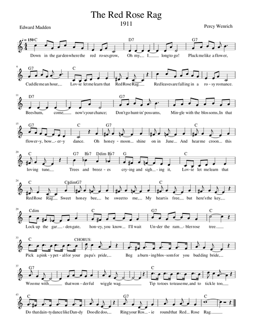 The Red Rose Rag