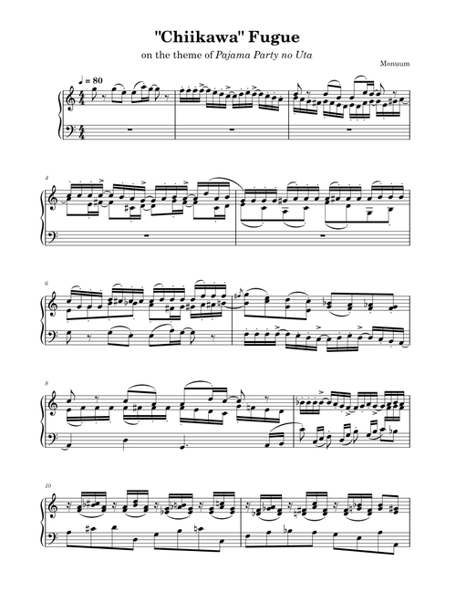 Chiikawa Fugue (2024) – Monuumax