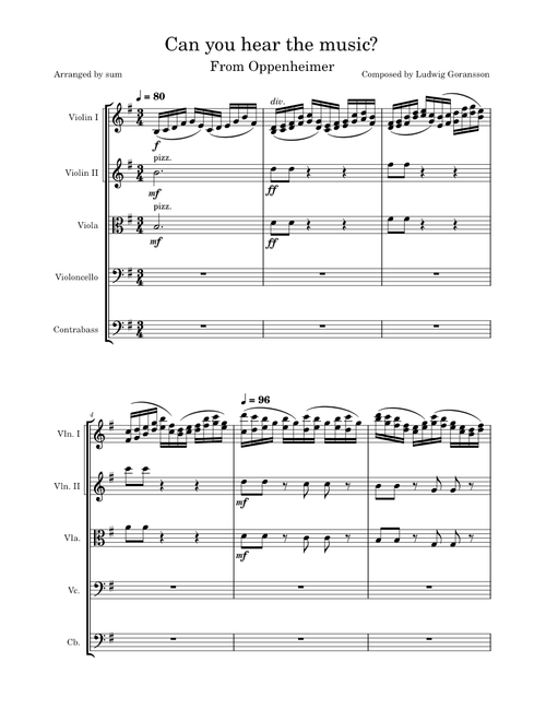 Can You Hear The Music – Ludwig Göransson