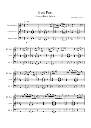 Best Part - Daniel Caesar Sheet Music for Flute (Solo) | MuseScore.com