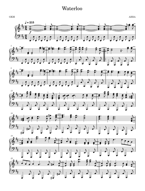 Waterloo – ABBA Waterloo - ABBA