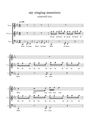 My Singing Monsters Plant Island Sheet Music for Piano, Harpsichord, Organ,  Tuba & more instruments (Mixed Ensemble) | MuseScore.com