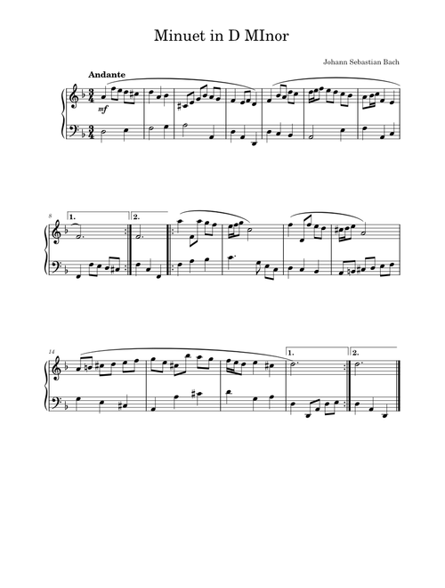Minuet in D minor, BWV Anh.132 – Johann Sebastian Bach Minuet_in_D_MInor