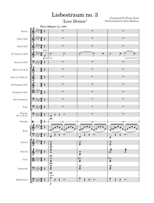 Liebestraum No. 3 - Franz Liszt