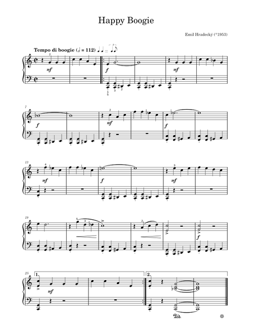 Happy Boogie – Emil Hradecký