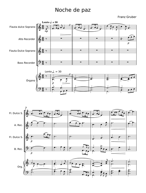 Noche de Paz - Franz Xaver Gruber