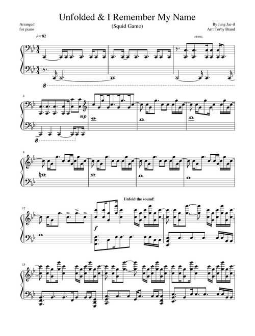 Unfolded & I Remember My Name (Squid Game Ending Theme)