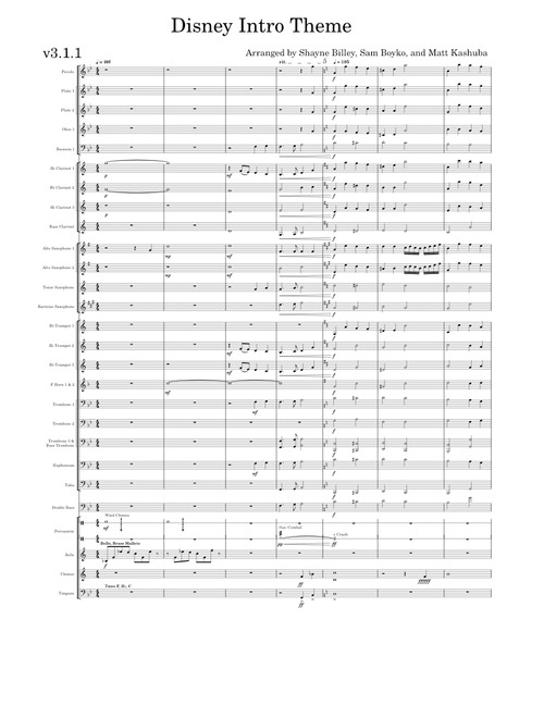 Disney Opening Theme – Misc Soundtrack Disney Opening Theme v3.1