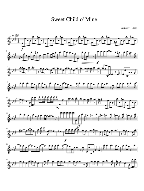 Sweet_Child_o'_Mine Solo