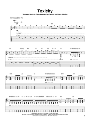 Play Official version of Spiders sheet music by System of a Down for Guitar MuseScore
