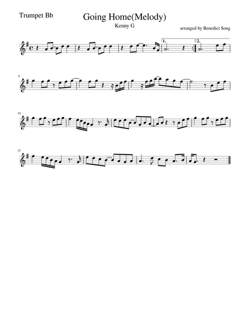 Going Home(Melody)