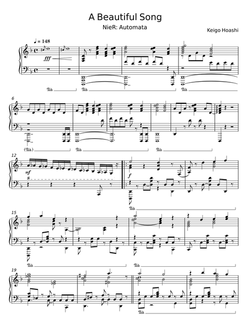 A Beautiful Song - Keigo Hoashi