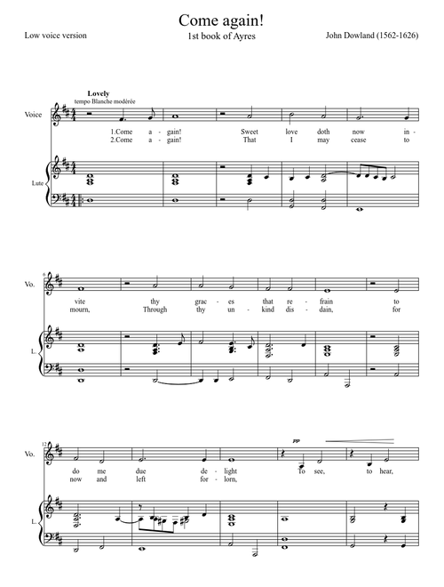 Come again! - Arr: Javey Mylène