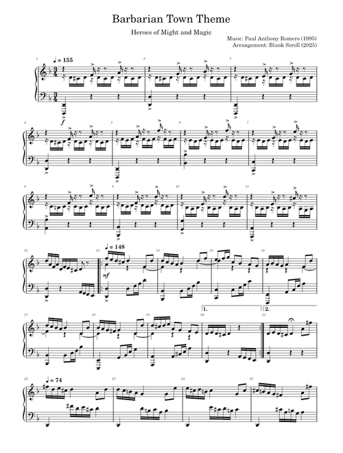 Heroes of Might and Magic – Barbarian Town Theme