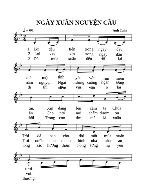 Ngày xuân nguyện cầu