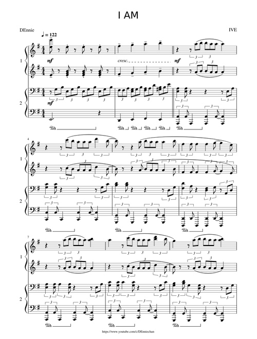 IVE (아이브) - I AM - Piano Duet