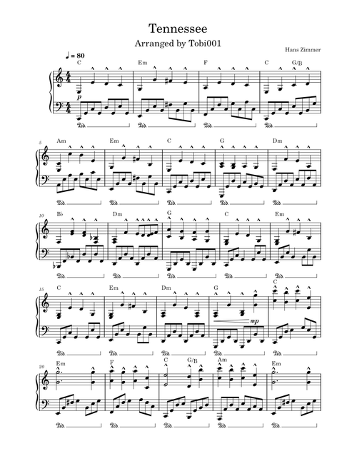 Tennessee – Hans Zimmer