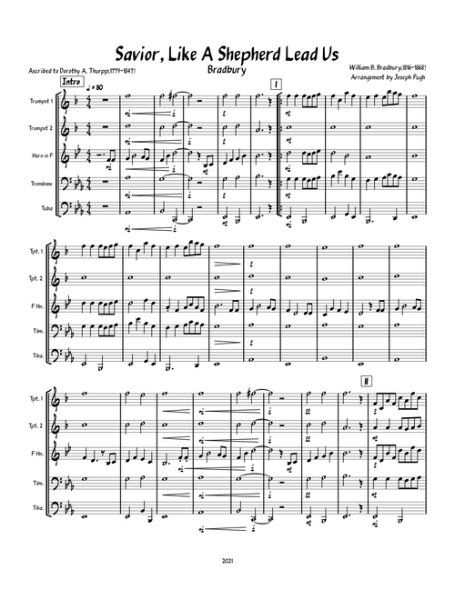 Saviour, Like A Shepherd Lead Us – William Batchelder Bradbury(1816-1868)